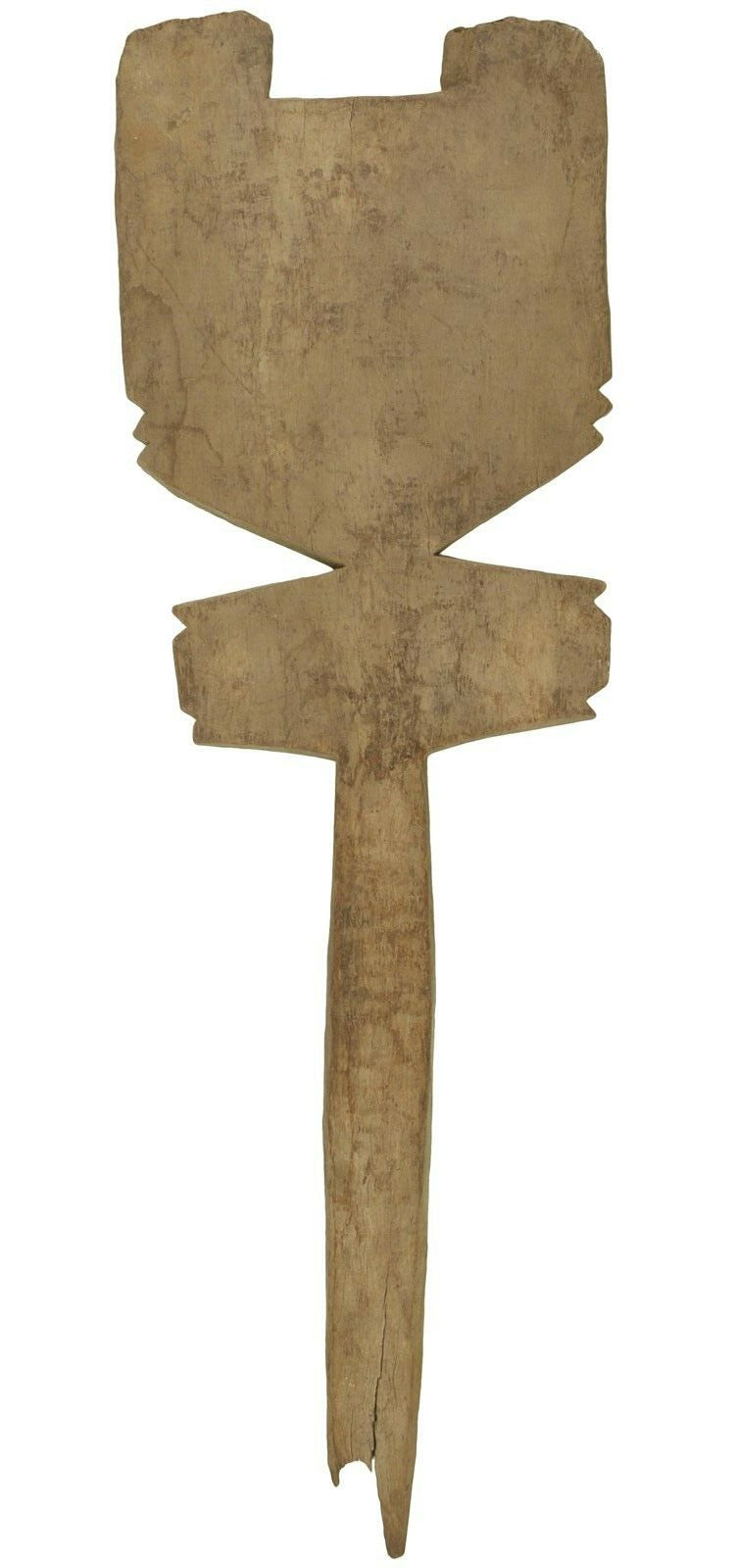 Tuareg Tent Posts – Hand‑Carved Wooden Pole 57 cm (22½″)