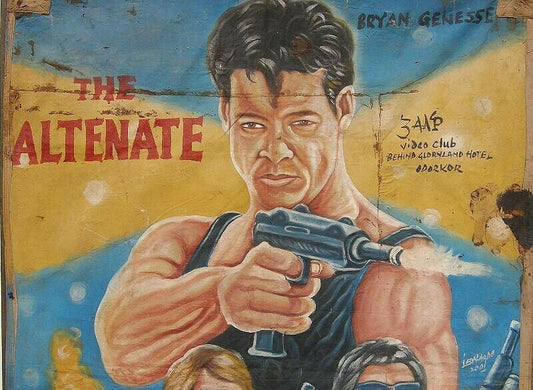 "The Alternate" - Authentic Hand-Painted Movie Poster From Ghana - alternate view