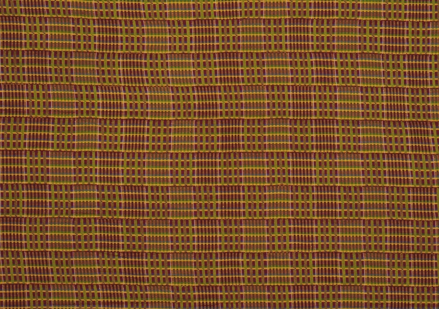 Handwoven Ashanti Kente Cloth – 1960s Man‑Size From Ghana