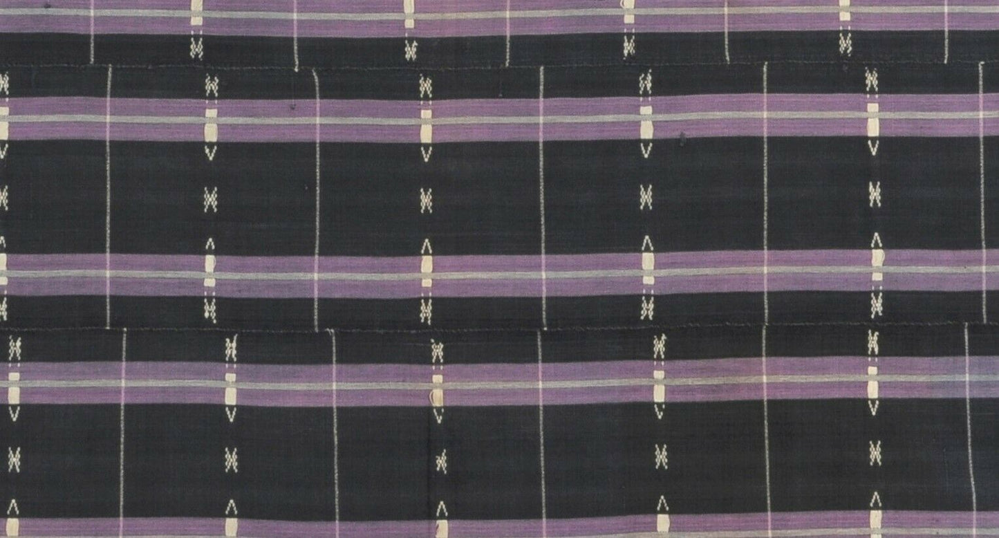 Handwoven Baule Cloth Woman Size – Vintage Ivory Coast Textile