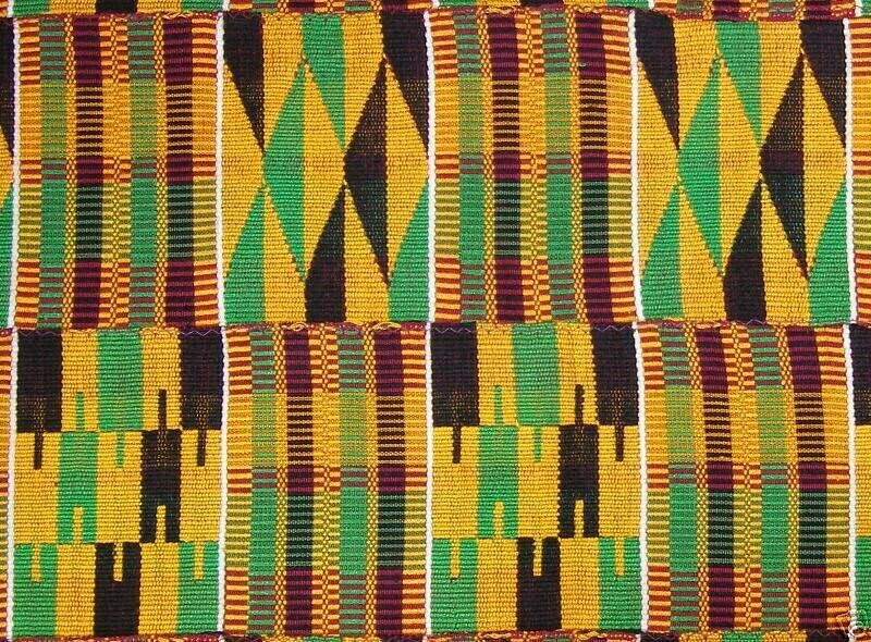Handwoven Ashanti Kente Vintage 1970s Adwinsa 132″ × 82″