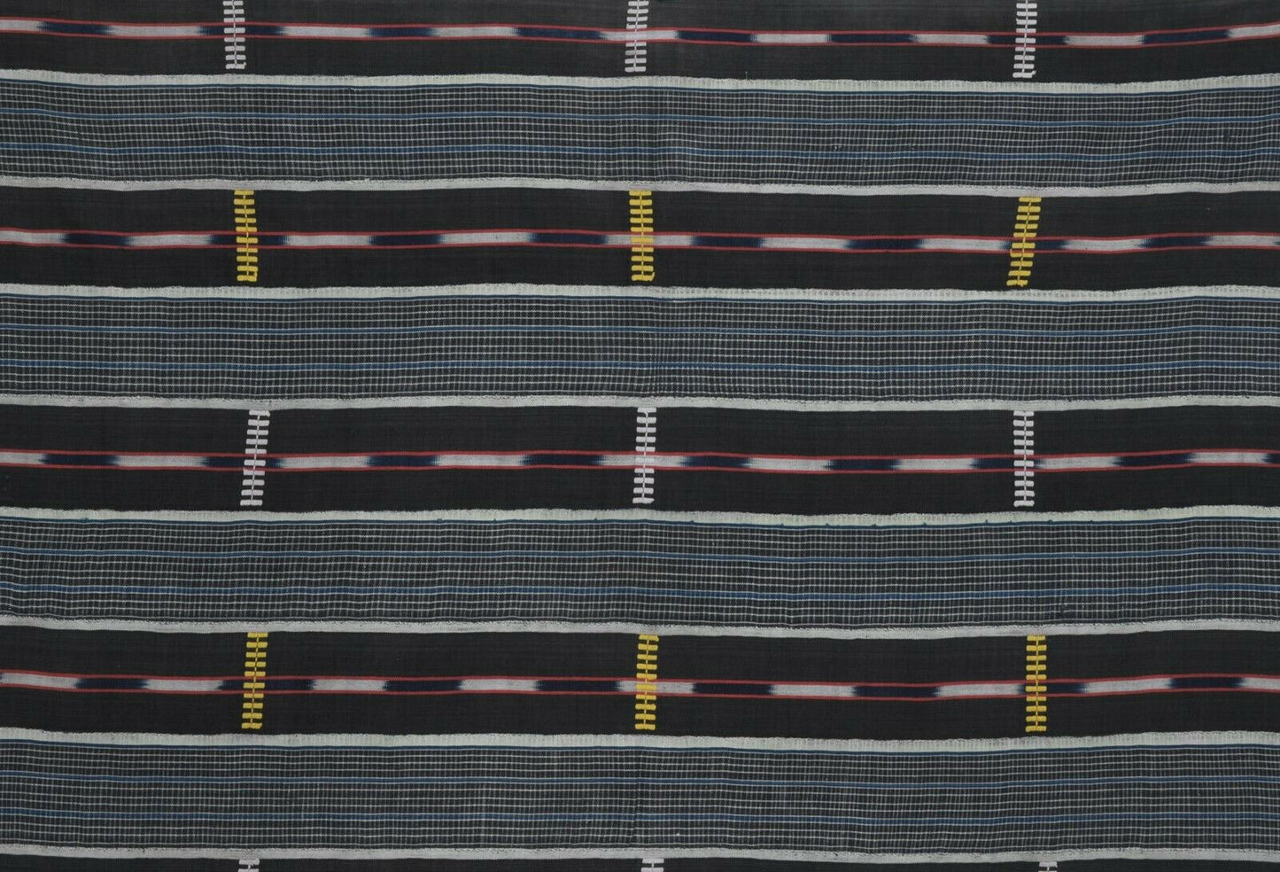 Handwoven Baule Cloth Woman‑Size – Vintage Ivory Coast Textile