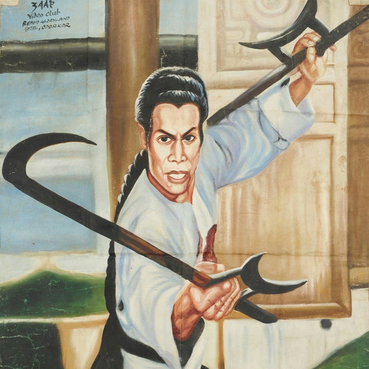 Iron Monkey Strikes Back Movie Poster - Ghana Hand-Painted Art - alternate view