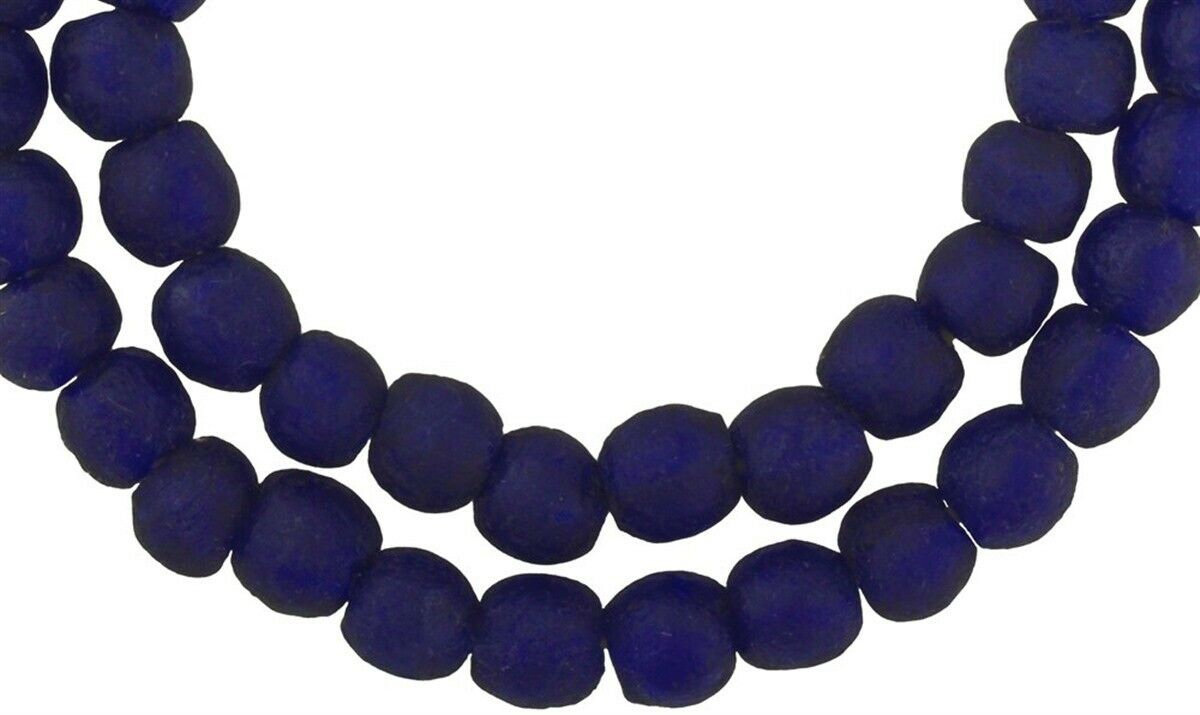 Translucent Bottle Glass Beads - African Trade Beads 12-13Mm - alternate view