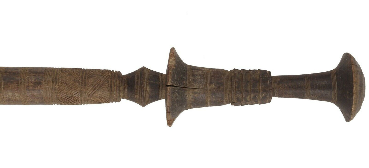 Tuareg Wood Tent Post Pole Igem Sahara Nomad Niger Mali Interior Design - angled shot