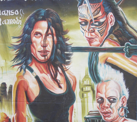 Doomsday Movie Poster - Hand-Painted Art From Ghana - alternate view