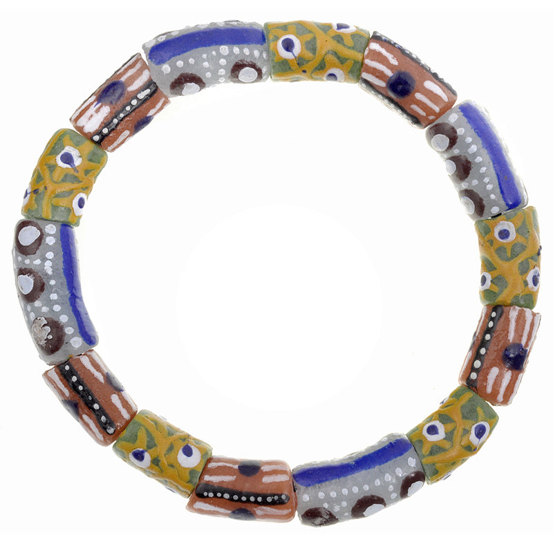 Handmade African Beaded Bracelet - Glass Beads Jewelry