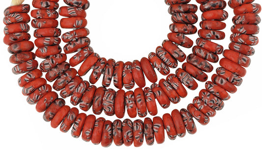 Beautiful African Trade Beads - Recycled Glass Beads From Ghana - alternate view