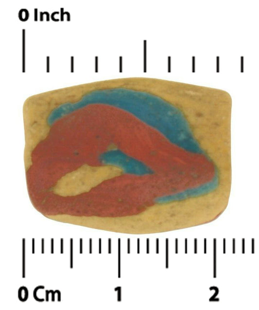 Antique Bead Akoso Powder Glass Old African Trade Collectible Ethnic Jewelry - alternate view