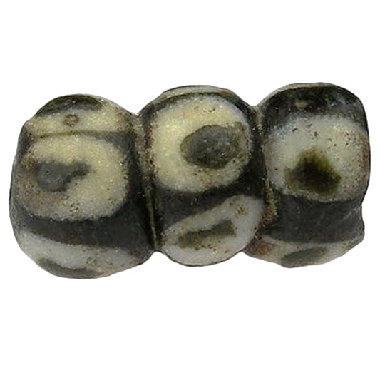 Rare Antique Islamic Eye Glass Bead From Fustat, Egypt - 12Th Century - alternate view