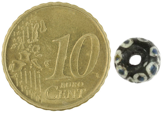 Rare Fustat Islamic Eye Glass Trade Bead, Circa 1100-1200 Ad - alternate view