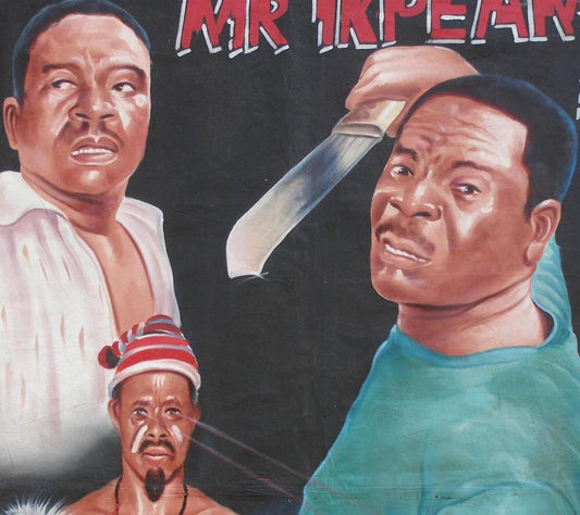 Mr Ikpeama Movie Poster - Hand-Painted Ghanaian Artwork - alternate view