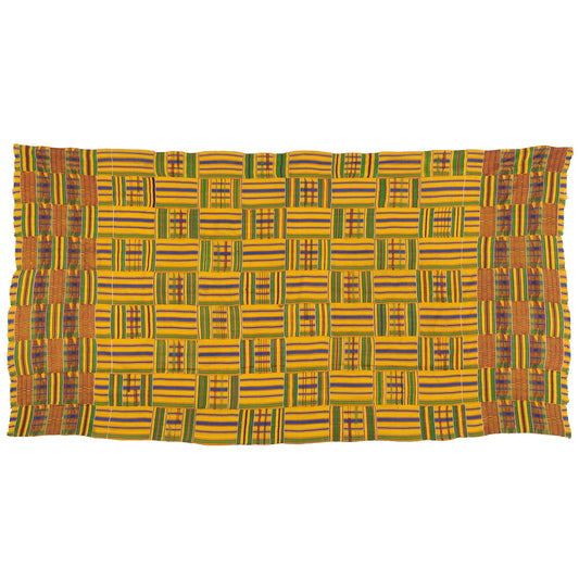 Authentic 1970s Handwoven Ashanti Kente Cloth – Ghana Heritage