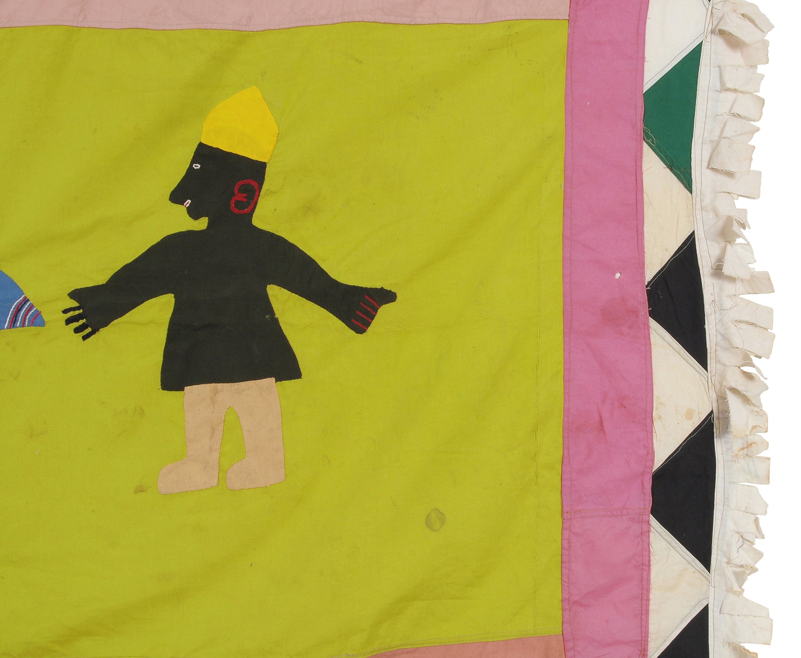 Authentic Fante Asafo Flag – 66½″ × 44″ Ghanaian Frankaa Heritage