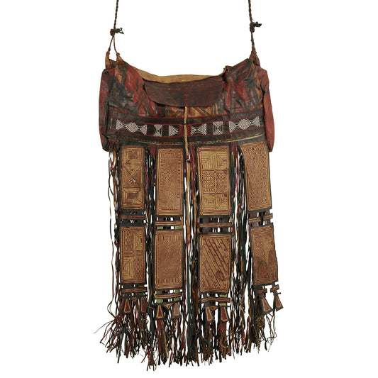 Authentic Old Tuareg Leather Bag – Sahara Nomad Style & Ethnic Charm