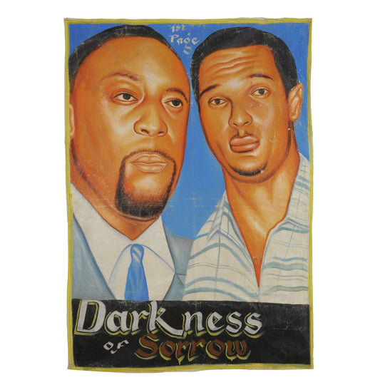 Darkness Of Sorrow Movie Poster - Authentic Ghanaian Artwork