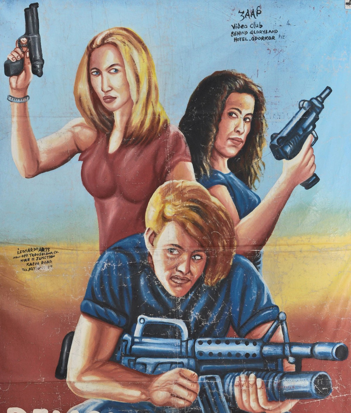 Demolition University Movie Poster - Hand-Painted Ghana Art - alternate view