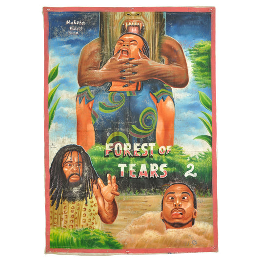 Forest Of Tears Movie Poster 2 - Authentic Hand-Painted Ghanaian Art