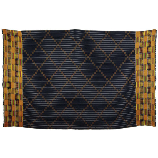 Handwoven Ashanti Kente Cloth – Vintage Woman Size 1970s