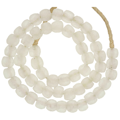 Translucent Krobo Glass Beads 13-14Mm - Authentic African Trade Beads