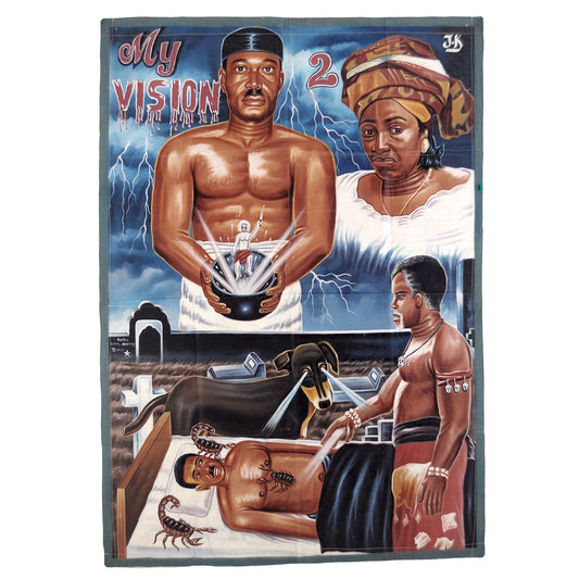 My Vision 2 Movie Poster - Original Ghanaian Hand-Painted Art