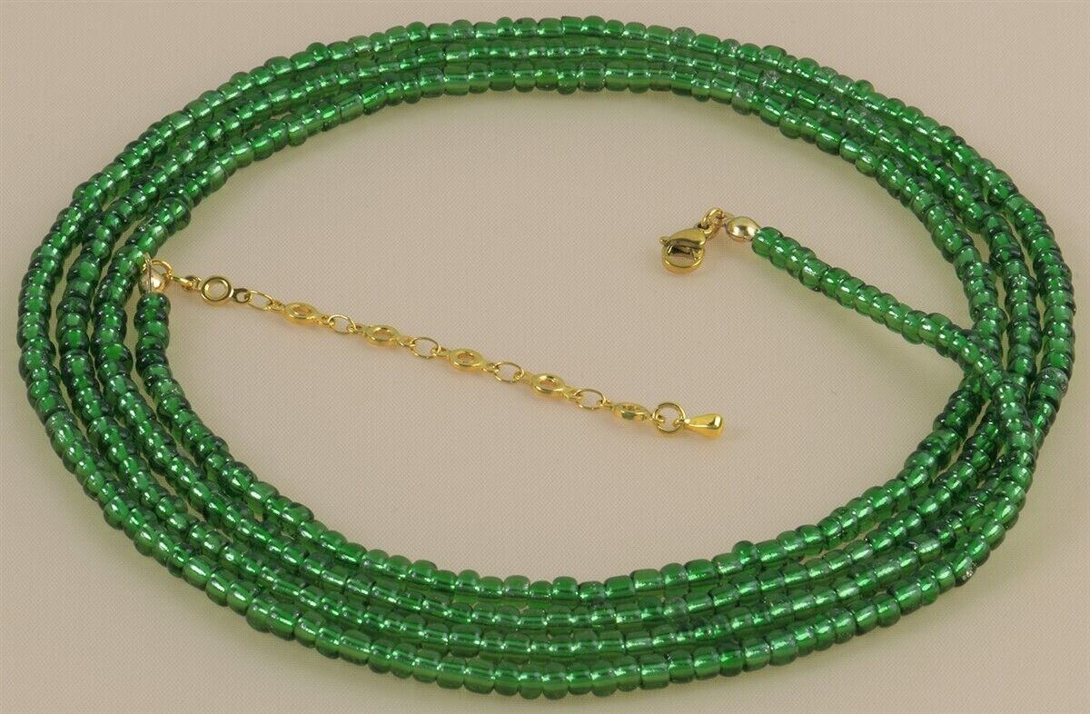 Handmade Waist Beads African Belly Chain Body Weight Control Jewelry Ghana - zoomed-in detail