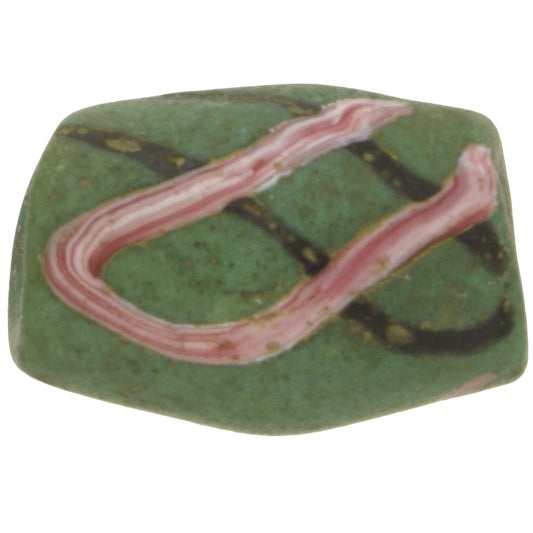 Authentic OLD Akoso Powder Glass Croatian-Style African Trade Bead 20 × 14 mm