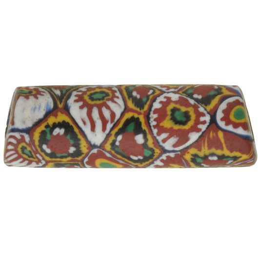 Antique Large Venetian Millefiori Mosaic Glass African Trade Bead, 30Mm