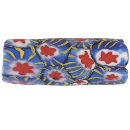Antique Large Millefiori Venetian Mosaic Glass Trade Bead 32X12Mm