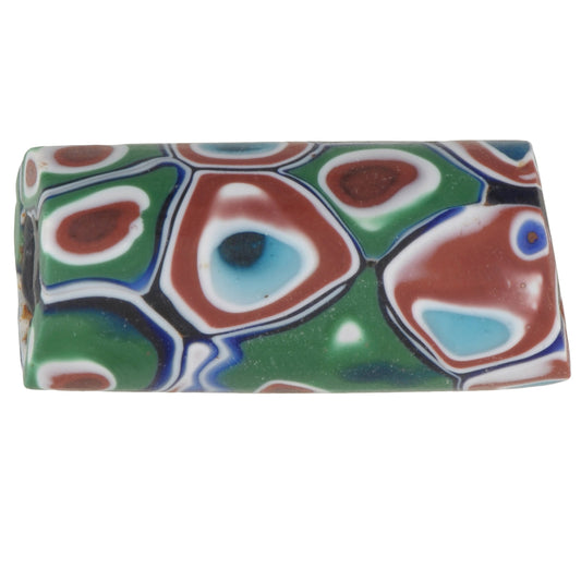 Antique Venetian Millefiori African Trade Bead 26Mm Mosaic Glass
