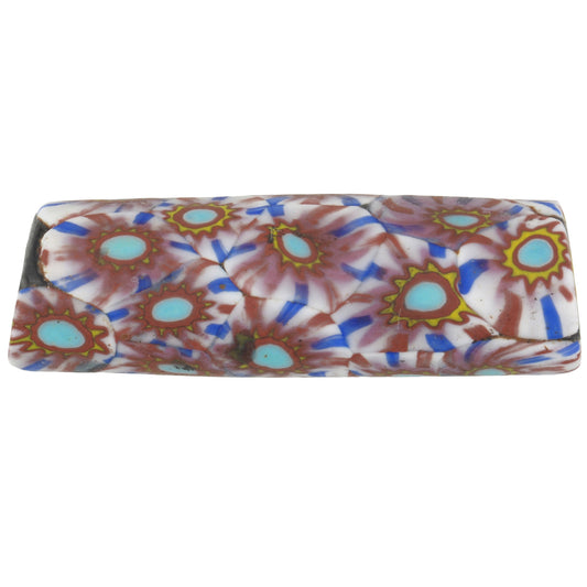 Antique Large Venetian Millefiori Mosaic Glass Trade Bead, 37Mm