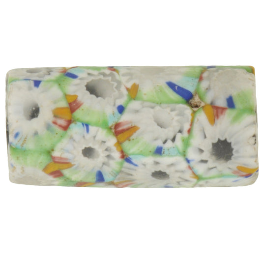 Rare Antique Large Millefiori Venetian African Trade Bead, 23X11Mm