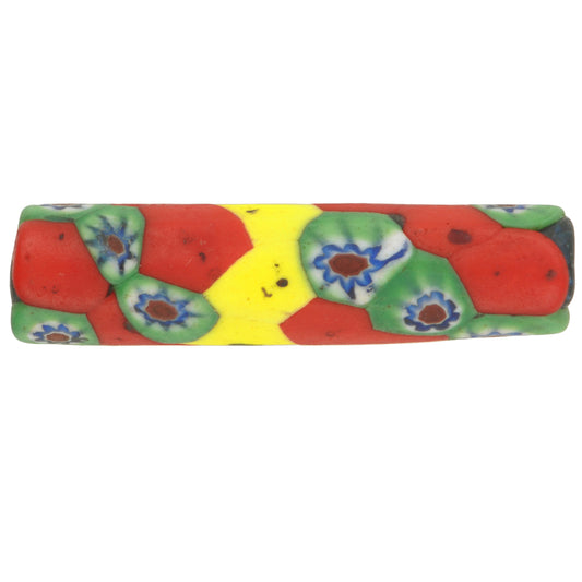 Rare Large Antique Millefiori Mosaic Glass Bead | African Trade Bead