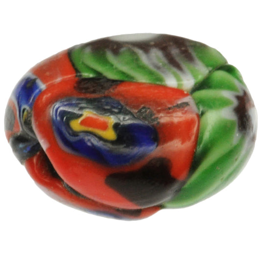 Antique Rare Tabular Millefiori Mosaic Glass Bead - African Trade Bead