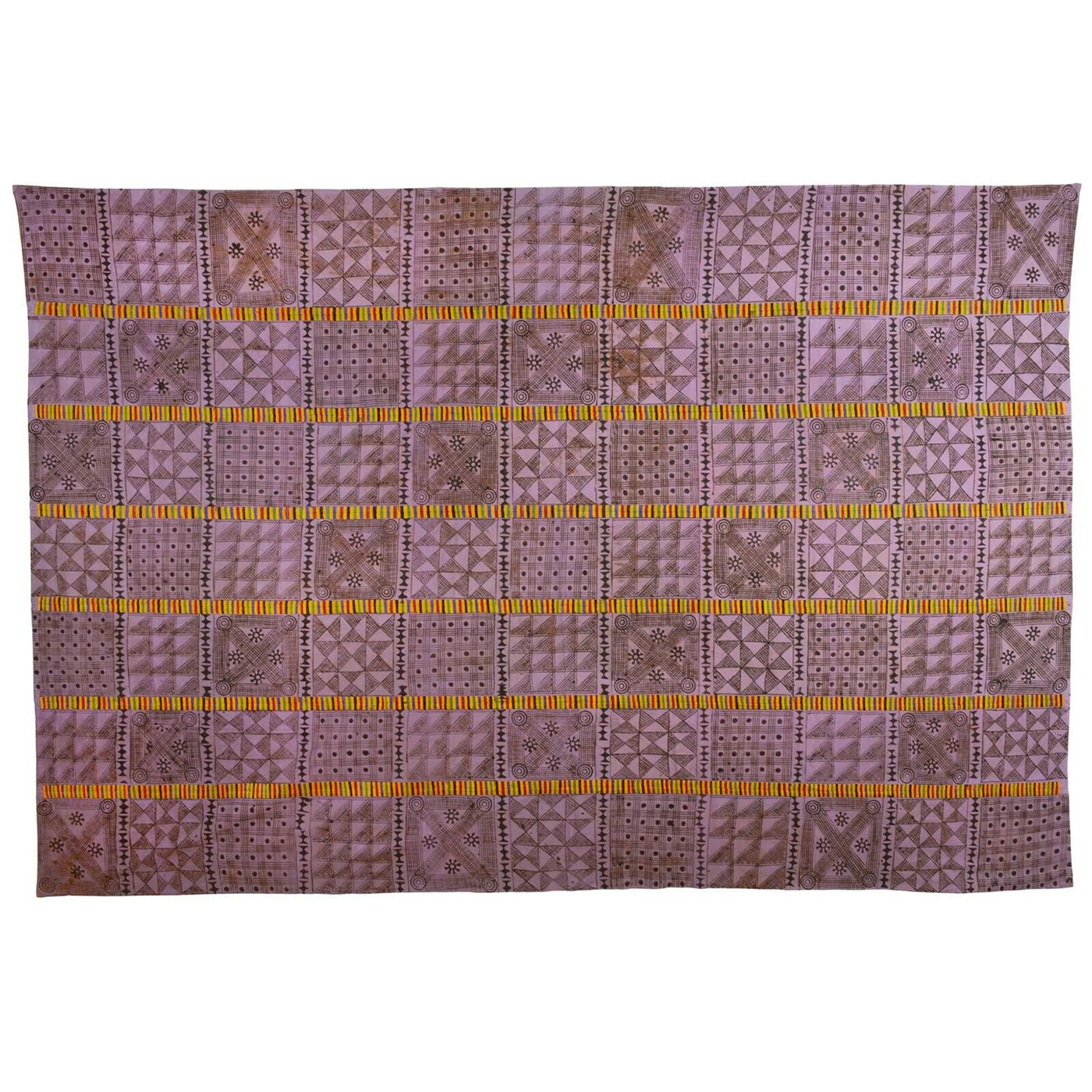 Variety Of Adinkra Symbols Cloth Ghana African Hand Stamped
