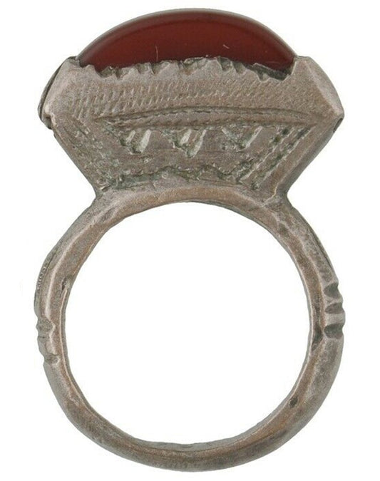 Silver Tuareg Ring Authentic Ethnic Jewelry African Niger Nigeria Mali Boho - alternate view