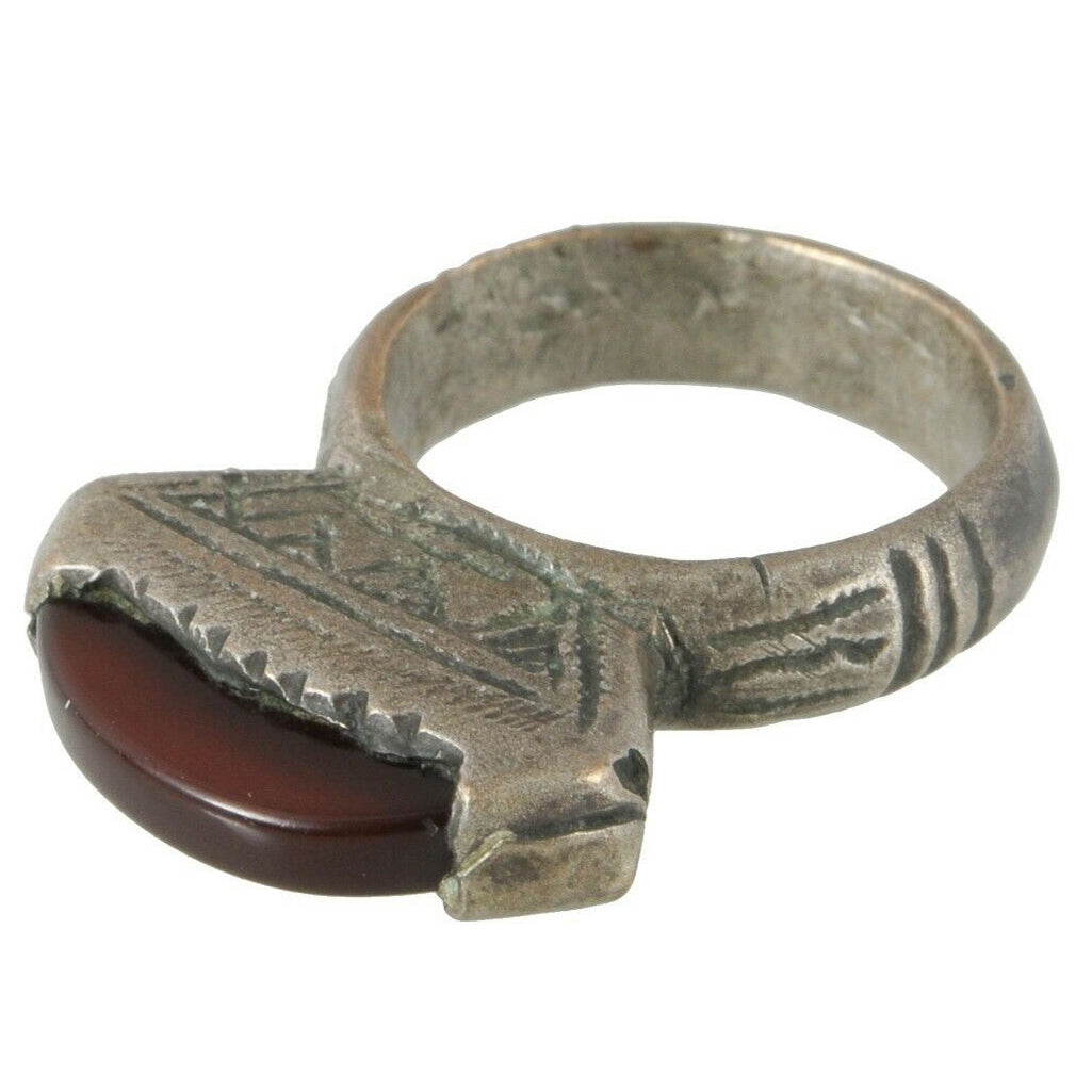 Silver Tuareg Ring Authentic Ethnic Jewelry African Niger Nigeria Mali Boho
