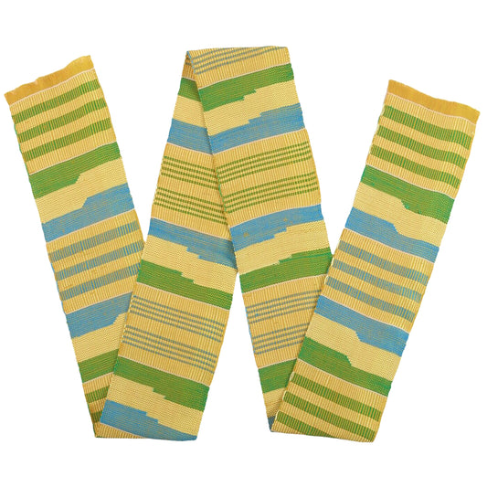 Traditional Ghanaian Kente Stole: Handcrafted Elegance And Heritage