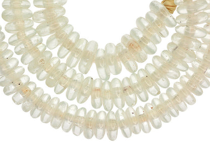 Handmade Ghanaian Recycled Glass Beads, 11Mm, African Trade Beads - alternate view