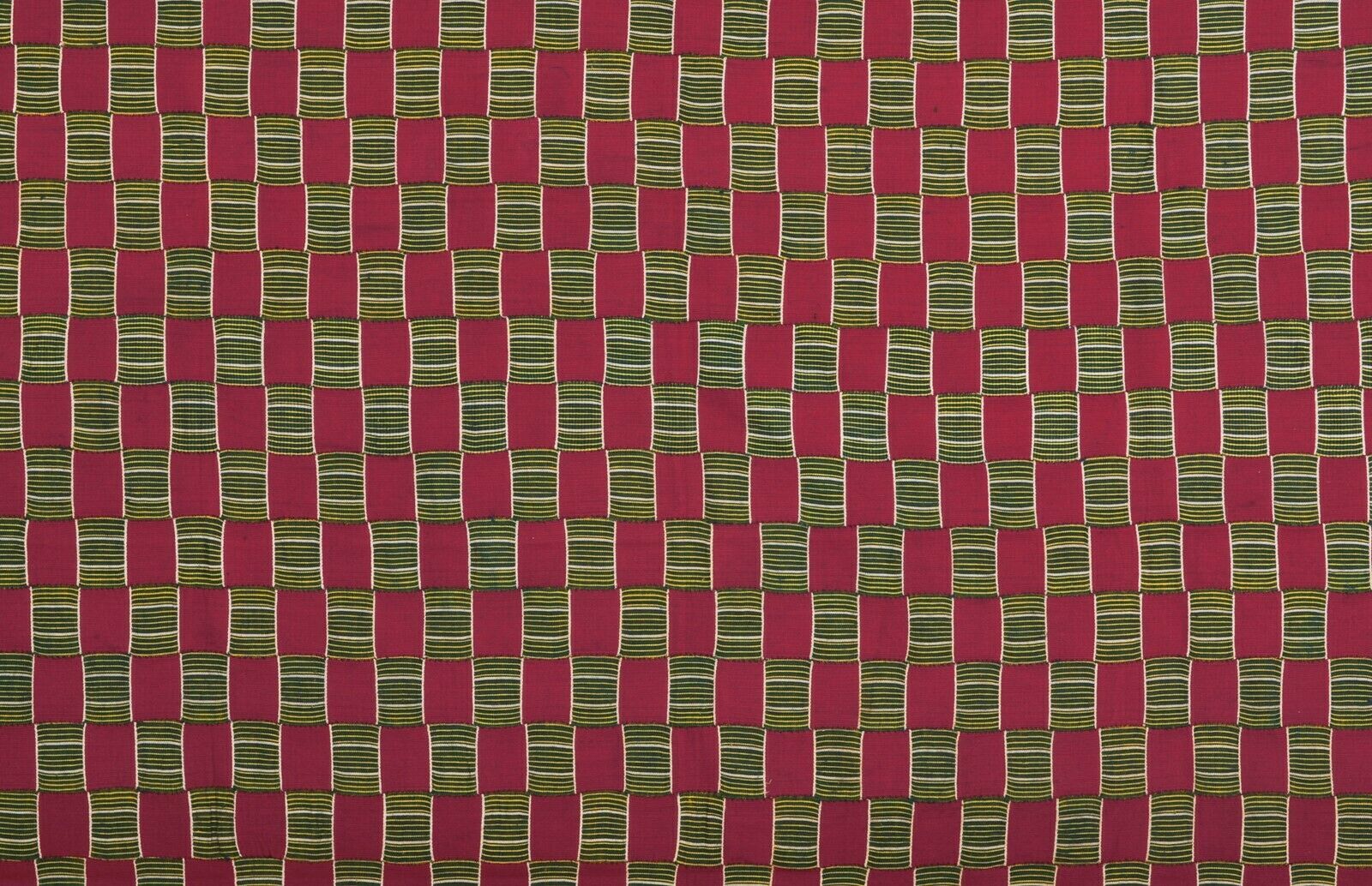 Vintage Handwoven Ewe Kente Cloth – Woman Size 69″×50″