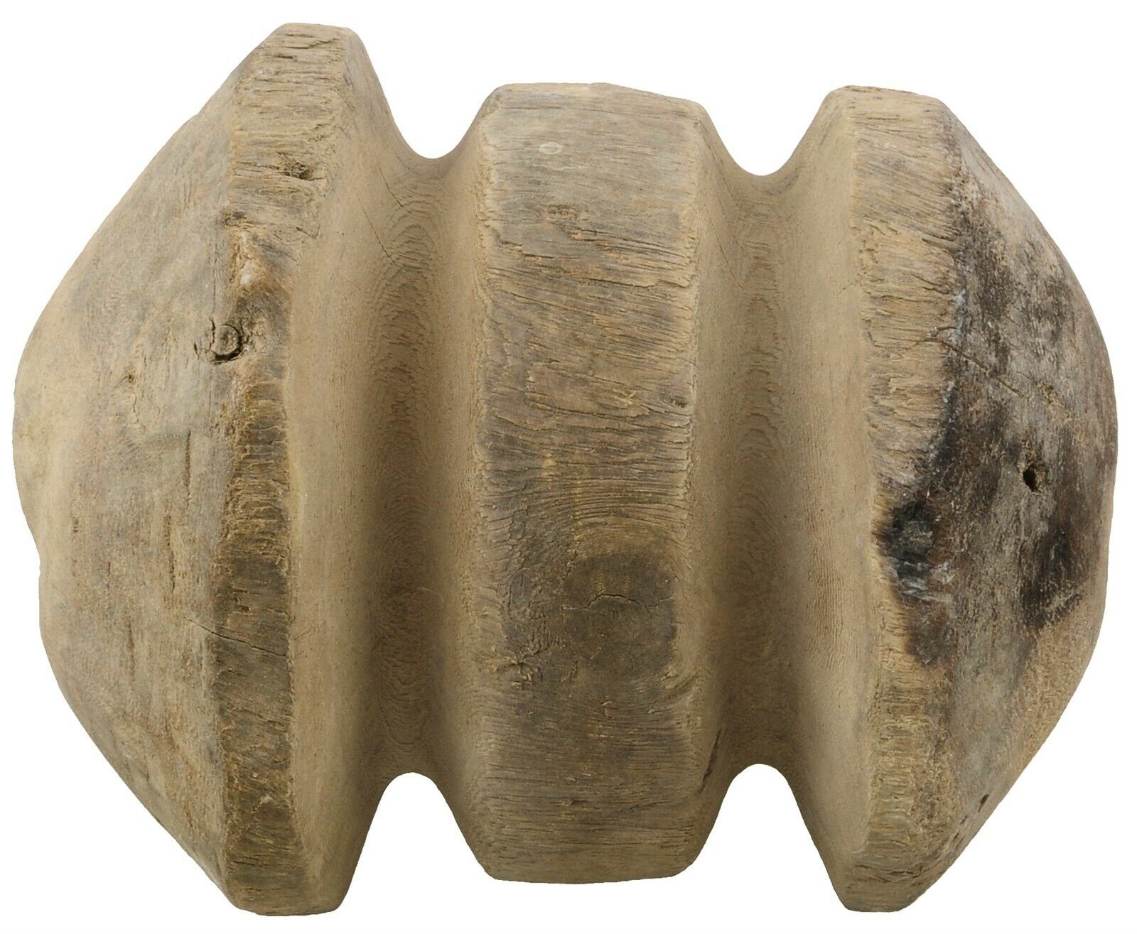 Tuareg Sahara Wooden Desert Water Well Pulley Authentic Niger Mali African Art - alternate view