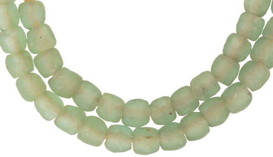 Translucent Bottle Glass Beads - African Trade Beads From Ghana - alternate view