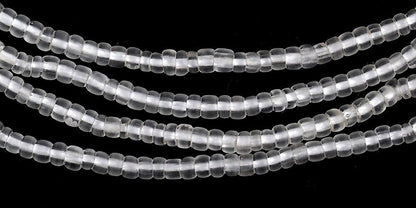 Old African Trade Beads Translucent Tiny Venetian Glass Seed Beads Ghana Trade - alternate view