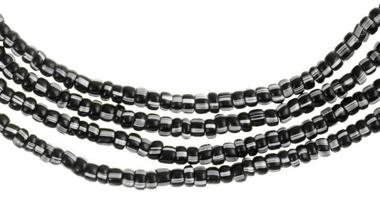 Old Venetian Tiny 2 mm Seed Glass Trade Beads Strand – 27″