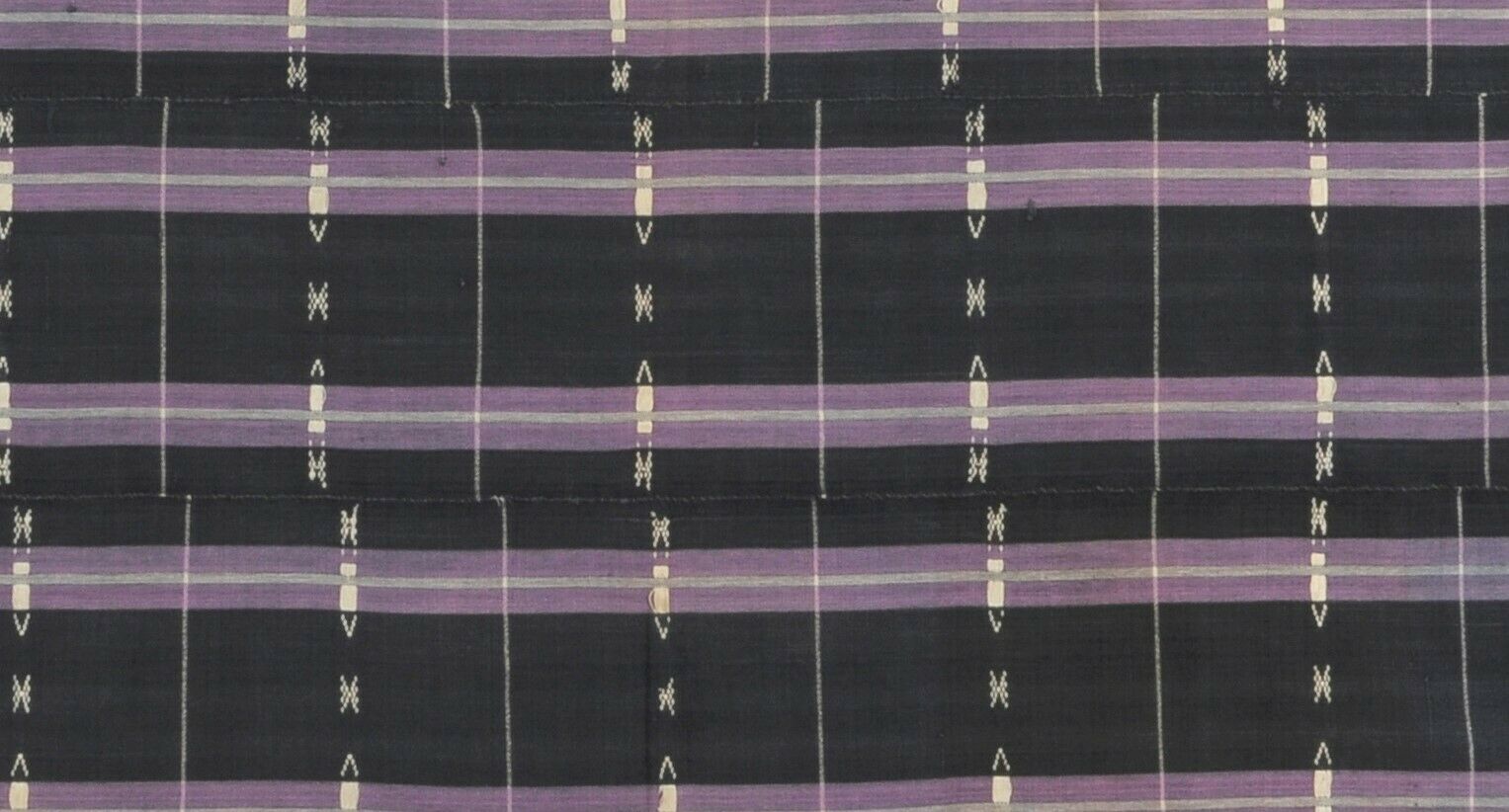 Handwoven Baule Cloth Woman Size – Vintage Ivory Coast Textile