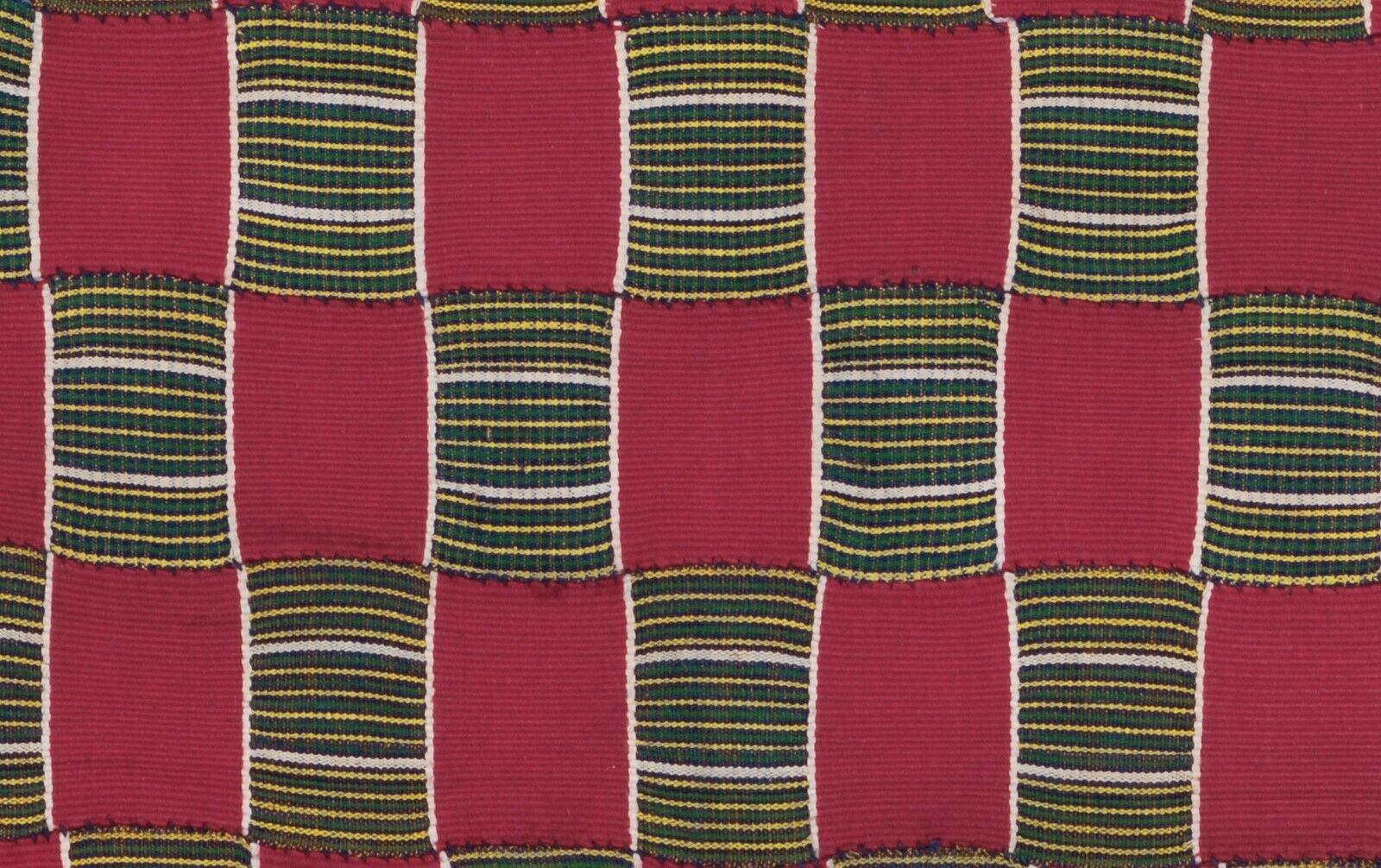 Vintage Handwoven Ewe Kente Cloth – Woman Size 69″×50″