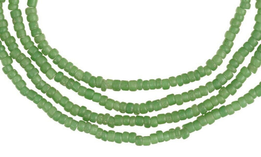 Rare Old Venetian 2 mm Seed Trade Bead Strand – 68 cm Tiny Drawn Glass