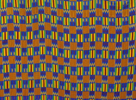 Handwoven Ashanti Kente – Vintage Man Size 305 × 218 cm