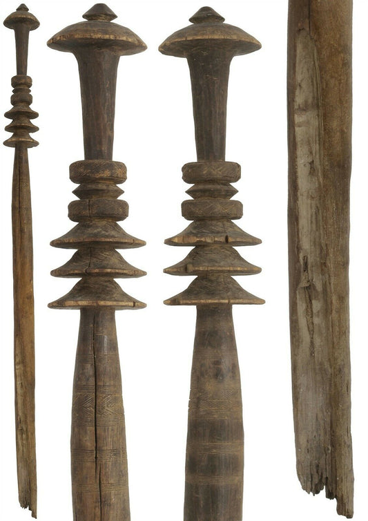 Tuareg Authentic Old Tent Post Pole Wooden African Sahara Art Nomad Niger Mali