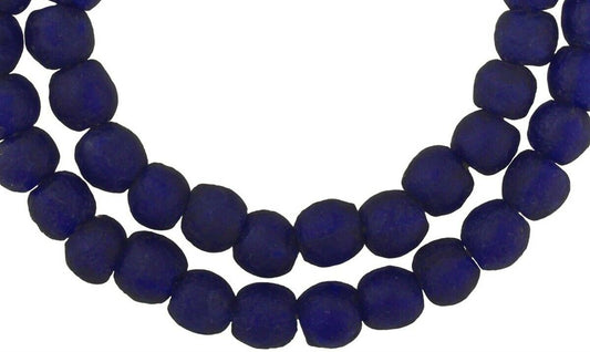 Translucent Bottle Glass Beads - African Trade Beads 12-13Mm - alternate view